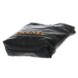 CHANEL シャネル シャネル 22 ミニハンドバッグ ブラック AS3980 レディース シャイニーカーフスキン 2WAYバッグ Aランク 中古 銀蔵