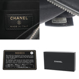 CHANEL シャネル マトラッセ ポーチ ブラック ユニセックス ラムスキン ポーチ ABランク 中古 銀蔵