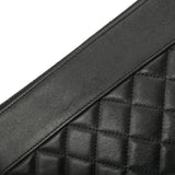 CHANEL シャネル マトラッセ ポーチ ブラック ユニセックス ラムスキン ポーチ ABランク 中古 銀蔵