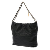 CHANEL シャネル シャネル 22 スモールハンドバッグ ブラック ゴールド金具 AS3260 レディース ソフトグレインカーフ ハンドバッグ Aランク 中古 銀蔵