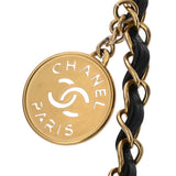 CHANEL シャネル シャネル 22 スモールハンドバッグ ブラック ゴールド金具 AS3260 レディース ソフトグレインカーフ ハンドバッグ Aランク 中古 銀蔵