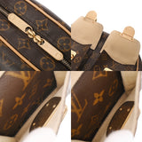 LOUIS VUITTON ルイヴィトン モノグラム マンハッタン PM ブラウン M40026 レディース モノグラムキャンバス ハンドバッグ ABランク 中古 銀蔵
