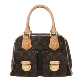 LOUIS VUITTON ルイヴィトン モノグラム マンハッタン PM ブラウン M40026 レディース モノグラムキャンバス ハンドバッグ ABランク 中古 銀蔵