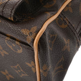 LOUIS VUITTON ルイヴィトン モノグラム マンハッタン PM ブラウン M40026 レディース モノグラムキャンバス ハンドバッグ ABランク 中古 銀蔵