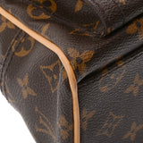 LOUIS VUITTON ルイヴィトン モノグラム マンハッタン PM ブラウン M40026 レディース モノグラムキャンバス ハンドバッグ ABランク 中古 銀蔵