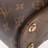 LOUIS VUITTON ルイヴィトン モノグラムリバース ヴァニティ NV PM 旧型 ブラウン M45165 レディース モノグラムキャンバス バニティバッグ ABランク 中古 銀蔵