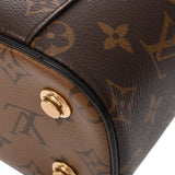 LOUIS VUITTON ルイヴィトン モノグラムリバース ヴァニティ NV PM 旧型 ブラウン M45165 レディース モノグラムキャンバス バニティバッグ ABランク 中古 銀蔵