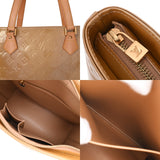 LOUIS VUITTON ルイヴィトン モノグラムヴェルニ ヒューストン トートバッグ ノワゼット M91340 レディース モノグラムヴェルニ ハンドバッグ ABランク 中古 銀蔵