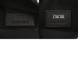 CHRISTIAN DIOR クリスチャンディオール サドルポーチ グレー シルバー金具 1ADP0044YKY_H27E レディース オブリークジャガード/グレインドカーフ ボディバッグ Aランク 中古 銀蔵