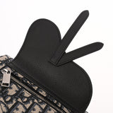 CHRISTIAN DIOR クリスチャンディオール サドルポーチ グレー シルバー金具 1ADP0044YKY_H27E レディース オブリークジャガード/グレインドカーフ ボディバッグ Aランク 中古 銀蔵
