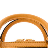 GUCCI グッチ ミニ トップハンドルバッグ アディダスコラボ ホースビット1955 イエロー/ブラック 677212 レディース カーフ ハンドバッグ Aランク 中古 銀蔵