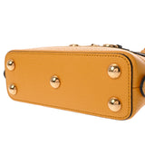 GUCCI グッチ ミニ トップハンドルバッグ アディダスコラボ ホースビット1955 イエロー/ブラック 677212 レディース カーフ ハンドバッグ Aランク 中古 銀蔵
