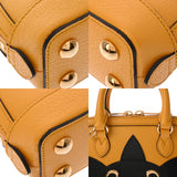 GUCCI グッチ ミニ トップハンドルバッグ アディダスコラボ ホースビット1955 イエロー/ブラック 677212 レディース カーフ ハンドバッグ Aランク 中古 銀蔵