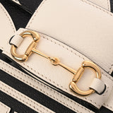 GUCCI グッチ スモールショルダーバッグ アディダスコラボ ホワイト/ブラック 658574 レディース レザー ショルダーバッグ Aランク 中古 銀蔵