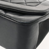 CHANEL シャネル マトラッセ ダイアナ チェーンショルダー 22cm ブラック A01164 レディース ラムスキン ショルダーバッグ ABランク 中古 銀蔵