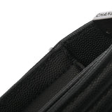 CHANEL シャネル ボーイシャネル チェーンショルダー 25cm ブラック A67086 レディース キャビアスキン ショルダーバッグ ABランク 中古 銀蔵