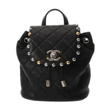 CHANEL シャネル マトラッセ スモール バックパック ブラック A57156 レディース カーフ リュック・デイパック ABランク 中古 銀蔵