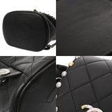 CHANEL シャネル マトラッセ スモール バックパック ブラック A57156 レディース カーフ リュック・デイパック ABランク 中古 銀蔵