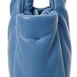 PRADA プラダ パテッド MINIトートバッグ 2WAY ブルー 1BA359 レディース レザー ハンドバッグ Aランク 中古 銀蔵