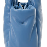 PRADA プラダ パテッド MINIトートバッグ 2WAY ブルー 1BA359 レディース レザー ハンドバッグ Aランク 中古 銀蔵