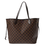 LOUIS VUITTON ルイヴィトン ダミエ ネヴァーフル MM ブラウン N51105 レディース ダミエキャンバス トートバッグ Bランク 中古 銀蔵