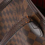 LOUIS VUITTON ルイヴィトン ダミエ ネヴァーフル MM ブラウン N51105 レディース ダミエキャンバス トートバッグ Bランク 中古 銀蔵