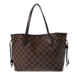 LOUIS VUITTON ルイヴィトン ダミエ ネヴァーフル PM ブラウン N51109 レディース ダミエキャンバス ハンドバッグ Bランク 中古 銀蔵