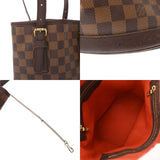 LOUIS VUITTON ルイヴィトン ダミエ マレ ブラウン N42240 レディース ダミエキャンバス ハンドバッグ Bランク 中古 銀蔵