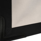 BALENCIAGA バレンシアガ ネイビーカバス S ホワイト/ブラック 339933 レディース キャンバス レザー ハンドバッグ ABランク 中古 銀蔵