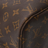 LOUIS VUITTON ルイヴィトン モノグラム ネヴァーフル MM ブラウン M40156 ユニセックス モノグラムキャンバス トートバッグ Bランク 中古 銀蔵