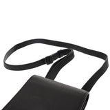 CHRISTIAN DIOR クリスチャンディオール フォンホルダー DIOR×Stussy ブラック レディース グレインレザー ショルダーバッグ Aランク 中古 銀蔵
