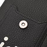 CHRISTIAN DIOR クリスチャンディオール フォンホルダー DIOR×Stussy ブラック レディース グレインレザー ショルダーバッグ Aランク 中古 銀蔵