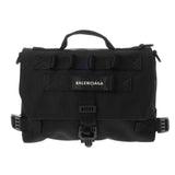 BALENCIAGA バレンシアガ メッセンジャー ブラック 656106 ユニセックス リサイクルポリアミド ボディバッグ Aランク 中古 銀蔵
