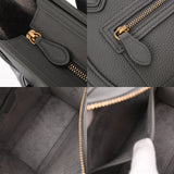 CELINE セリーヌ ラゲージ ナノ コール 168243 レディース ドラムドカーフ ハンドバッグ Aランク 中古 銀蔵