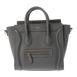 CELINE セリーヌ ラゲージ ナノ コール 168243 レディース ドラムドカーフ ハンドバッグ Aランク 中古 銀蔵