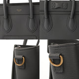 CELINE セリーヌ ラゲージ ナノ コール 168243 レディース ドラムドカーフ ハンドバッグ Aランク 中古 銀蔵