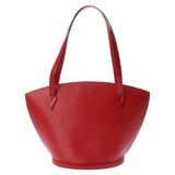 LOUIS VUITTON ルイヴィトン エピ サンジャックショッピング カスティリアンレッド M52267 レディース レザー ショルダーバッグ ABランク 中古 銀蔵
