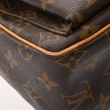 LOUIS VUITTON ルイヴィトン モノグラム ヴィバシテ PM ブラウン M51165 レディース モノグラムキャンバス ショルダーバッグ ABランク 中古 銀蔵