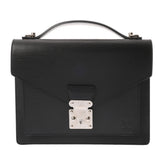 LOUIS VUITTON ルイヴィトン エピ モンソー ノワール M52792 レディース エピレザー 2WAYバッグ Aランク 中古 銀蔵