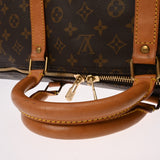 LOUIS VUITTON ルイヴィトン モノグラム キーポル バンドリエール 60 ブラウン M41412 ユニセックス モノグラムキャンバス ボストンバッグ Bランク 中古 銀蔵