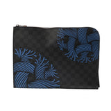 LOUIS VUITTON ルイヴィトン ダミエグラフィット ポシェット ジュール GM クリストファーネメス ブラック N41685 メンズ ダミエグラフィットキャンバス クラッチバッグ Aランク 中古 銀蔵