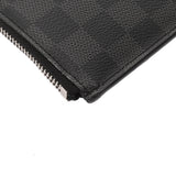LOUIS VUITTON ルイヴィトン ダミエグラフィット ポシェット ジュール GM クリストファーネメス ブラック N41685 メンズ ダミエグラフィットキャンバス クラッチバッグ Aランク 中古 銀蔵