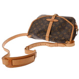 LOUIS VUITTON ルイヴィトン モノグラム ソミュール30 ブラウン M42256 ユニセックス モノグラムキャンバス ショルダーバッグ Bランク 中古 銀蔵
