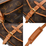 LOUIS VUITTON ルイヴィトン モノグラム ソミュール30 ブラウン M42256 ユニセックス モノグラムキャンバス ショルダーバッグ Bランク 中古 銀蔵