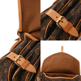 LOUIS VUITTON ルイヴィトン モノグラム ソミュール30 ブラウン M42256 ユニセックス モノグラムキャンバス ショルダーバッグ Bランク 中古 銀蔵