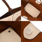 LOUIS VUITTON ルイヴィトン モノグラムマヒナ ヒナ PM クレーム M51950 レディース マヒナレザー ハンドバッグ ABランク 中古 銀蔵