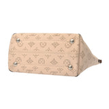 LOUIS VUITTON ルイヴィトン モノグラムマヒナ ヒナ PM クレーム M51950 レディース マヒナレザー ハンドバッグ ABランク 中古 銀蔵