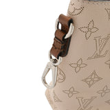 LOUIS VUITTON ルイヴィトン モノグラムマヒナ ヒナ PM クレーム M51950 レディース マヒナレザー ハンドバッグ ABランク 中古 銀蔵