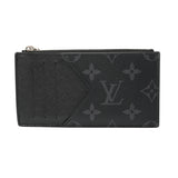 LOUIS VUITTON ルイヴィトン タイガラマ エクリプス コインカードホルダー ノワール M30271 メンズ レザー モノグラムキャンバス コインケース ABランク 中古 銀蔵