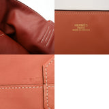 HERMES エルメス ドゥブルセンス 45 クレヴェット/ルージュアッシュ レディース ヴォーシッキム トートバッグ ABランク 中古 銀蔵